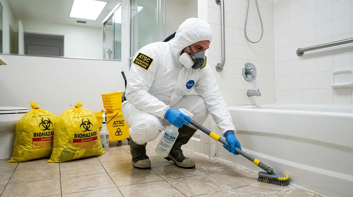 Decontamination equipment deployed for Blood Cleanup in Old Saybrook